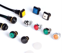 12mm illuminated waterproof pushbutton switch
