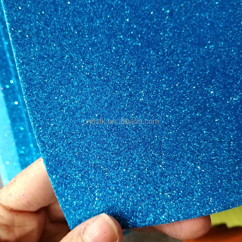 2018 Wholesale Glitter eva foam sheet, Adhesive glitter EVA Foam Sheet&Rolls