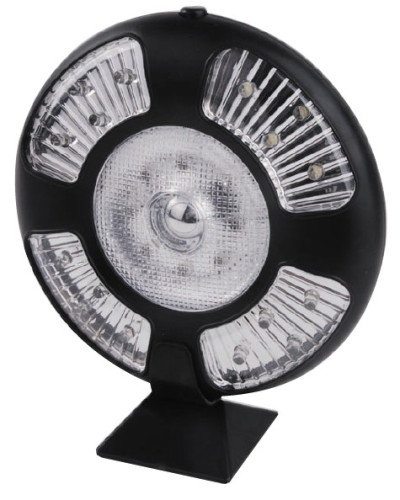 16 + 8LED 4 * AA ABS tält lampa