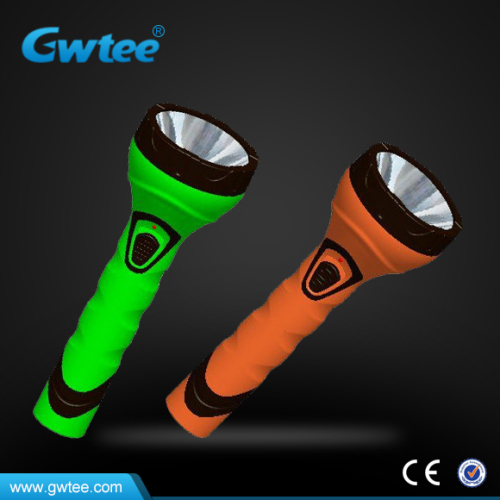 High power rechargeable plastic bright light led orkia torch