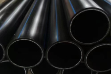 Large diameter steel wire mesh UHMWPE composite pipe