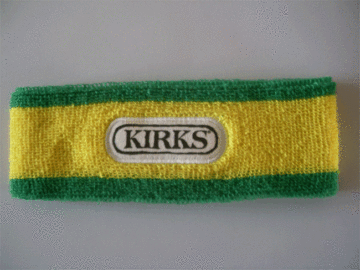 Promotional Embroidered Logo Cotton Terry Sport Headband