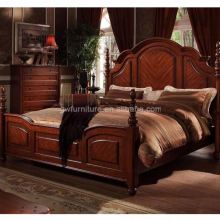 antique solid wood bed