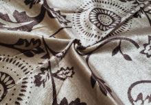 Polyester Upholstery Printing Sofa Fabric soft Velour Fabric