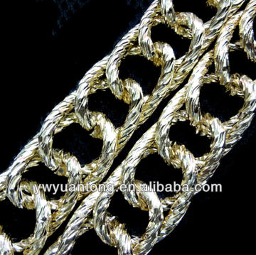 double link jewelry chain