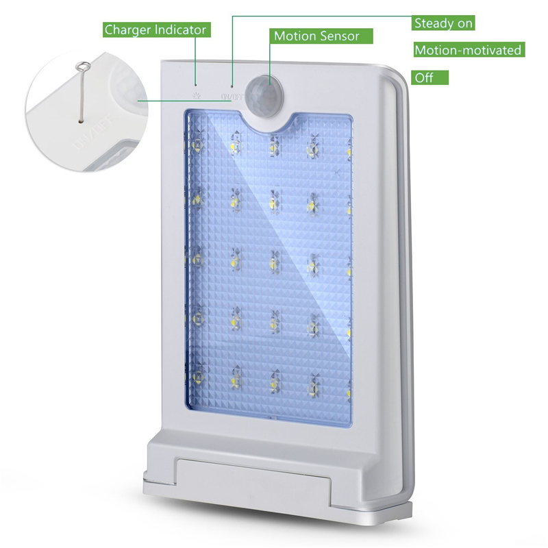 SI-SL025 solar wallmount sensor light