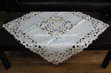 embroidered table overlays