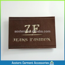 custom cheap designer clothing brand leather labels