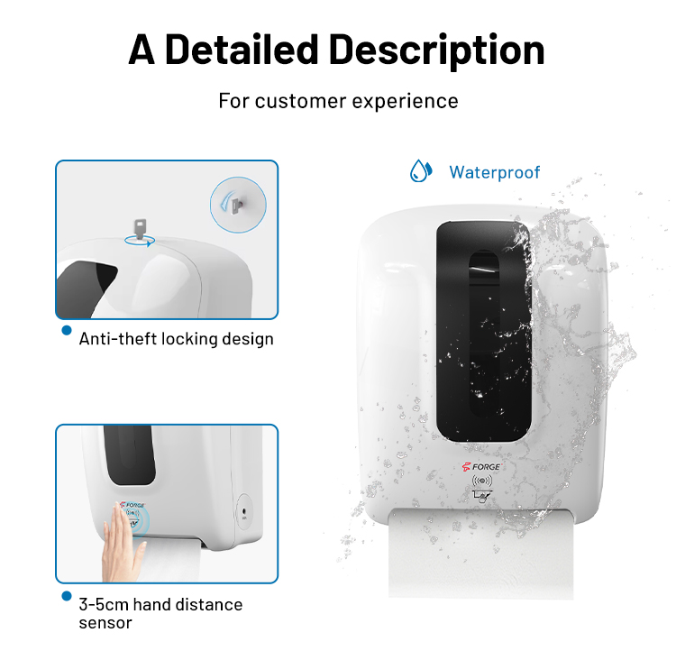 FQ-002 ABS paper holder tissue dispenser sensor paper dispenser heavy duty paper towel dispenser