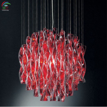 modern Aura glass chandelier