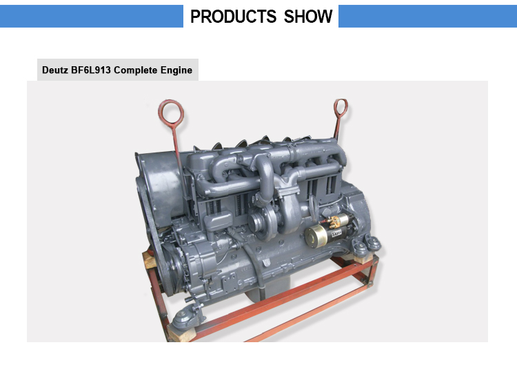 BF6L913C Deutz Complete Diesel Engine Air Cooling for Construction Machine