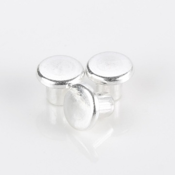 Custom Electrical Silver Contact Rivet Points: Contacts and Materials
