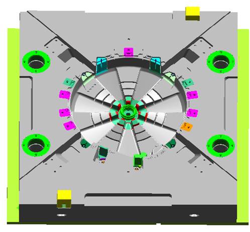 washing machine tub mould cavity block