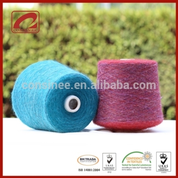 Consinee kid mohair top yarn mohair cone yarns angora for knitted coat mohair