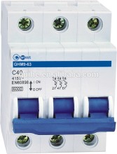 GHM9-63 3P miniature circuit breaker, electrical circuit breaker, circuit breaker prices