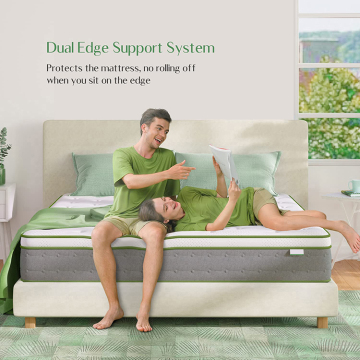 Ergonomic design Memory foam individual spring mattress