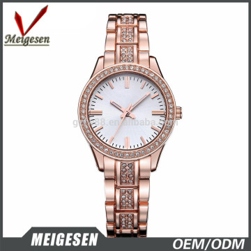 lady gold watch fashion diamonds watch 2016 hot sell watch