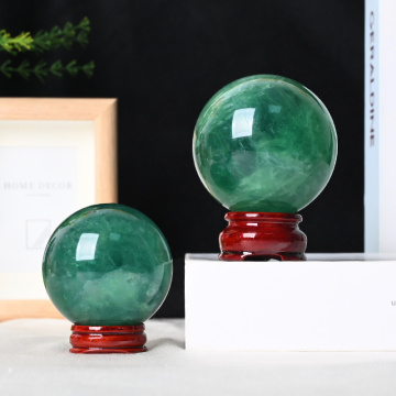 绿色氟水晶球球