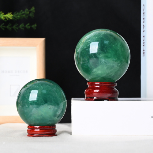 绿色氟水晶球球
