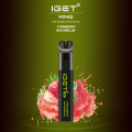 Original IGET KING Disposable Vape Device Cool Peach