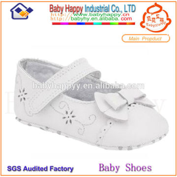 Plian white Breathable Baptism Summer Baby Shoes for girl baby