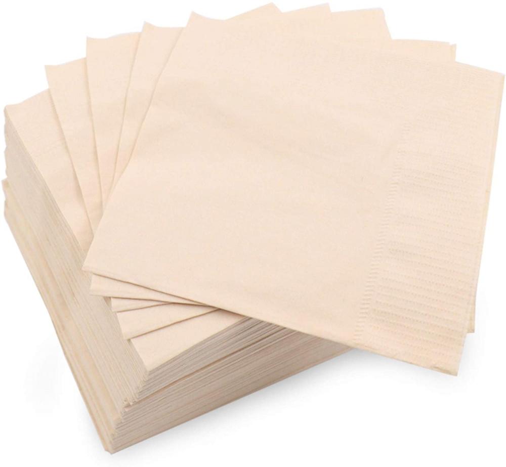 1ply bamboo cocktail napkin