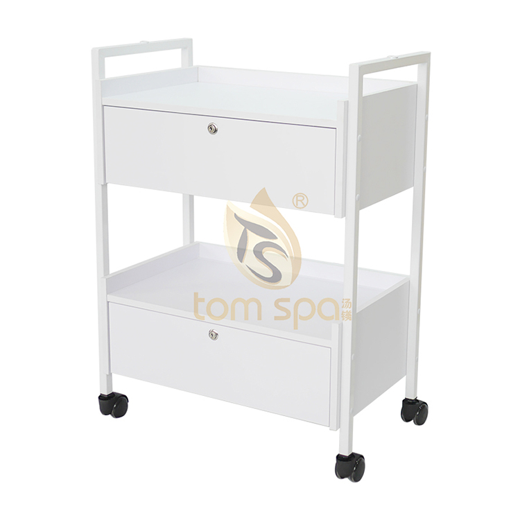 Salon Trolley Tray White