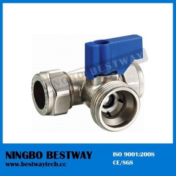 Brass Three Way Isolating Ball Valve