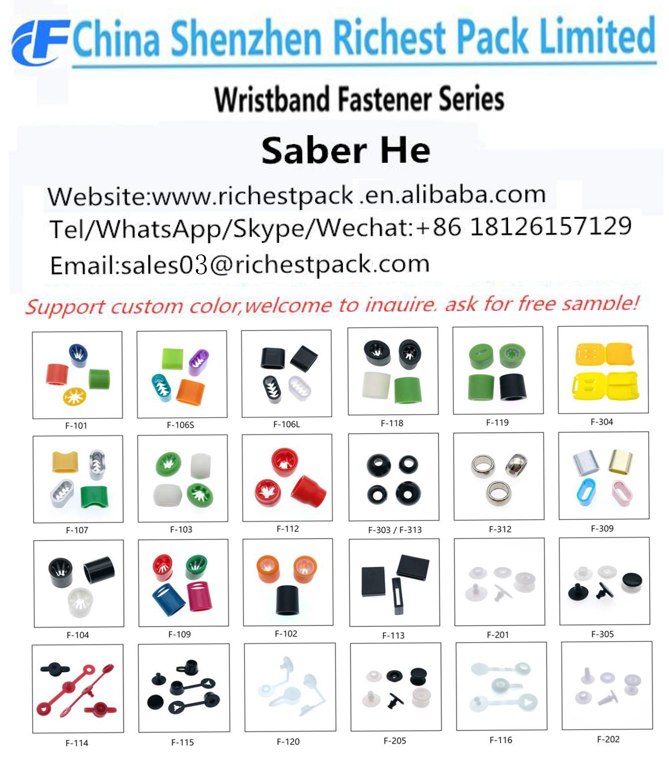 wristband fastener series03