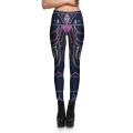 High-Taille Frau Leggings Mode Casual Printing Leggings