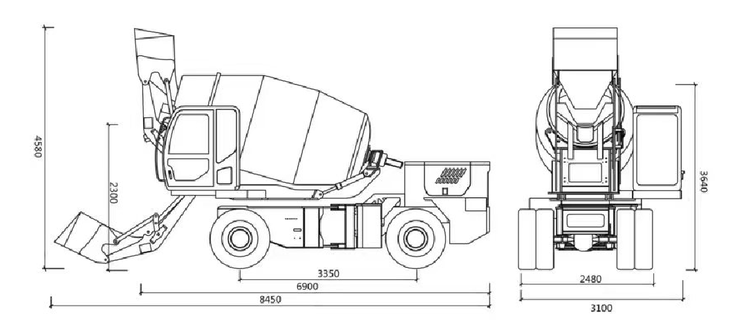 Drawing Self-loading Mixer (1) Drawing Self-loading Mixer (1)