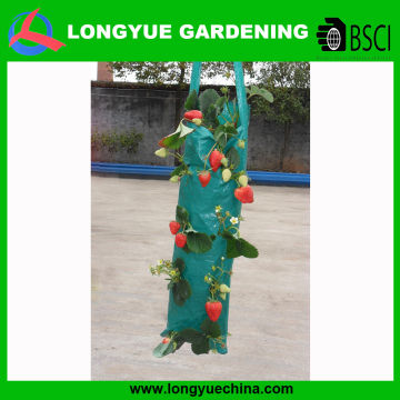 Garden use long plastic fabric hanging plant bags