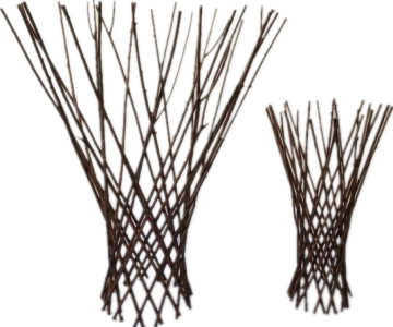 Garden usage willow flower stand or willow fence