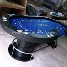 Luxury Poker Table With Stainless Steel Legs