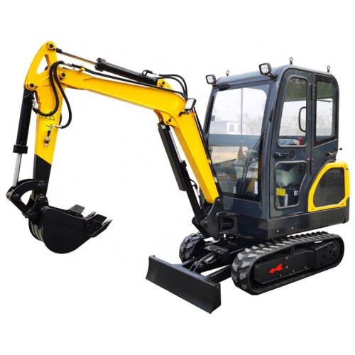 Mesin lansekap track karet excavator 2 ton mini