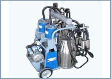 Automatic Trolley Type Piston Pump Mobile Milking Machine F