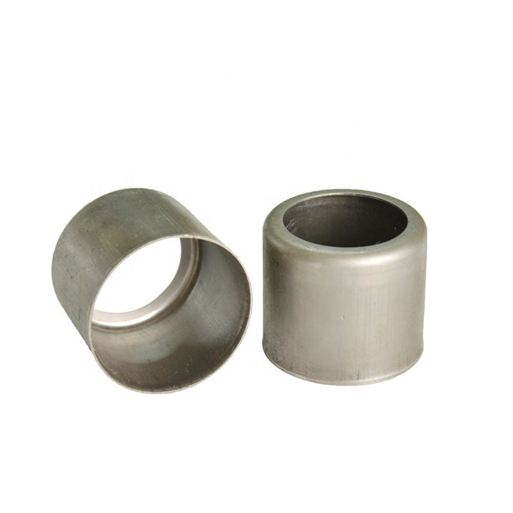 customized sheet metal stainless steel small deep drawing steel end caps