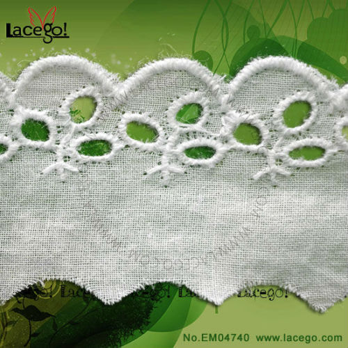 Embroidery Lace White