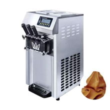 Energy-Saving and Eco-Friendly Ice Cream Machine with Pre-Cooling Table
