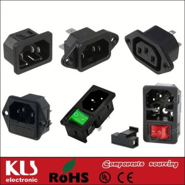 Good quality ac inlet power socket UL CE ROHS 098 KLS