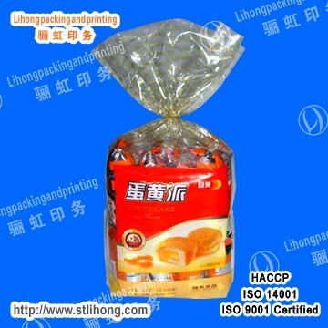 Printed Clear Plastic Bread Bags