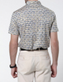 Korte mouw 2015 nieuwe ontwerp print hemd voor mannen
