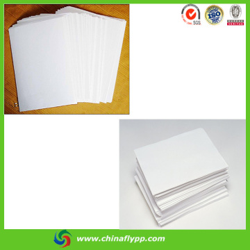 Shanghai FLY offset printing flexo 80u type white pvc film free blank stickers lable stickers