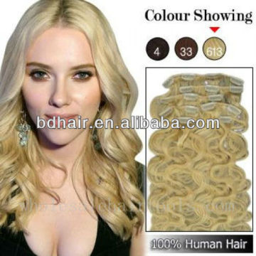 clip in hair extension,clip hair,blond clip hair