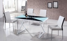Frosted glass dining table/dinner table