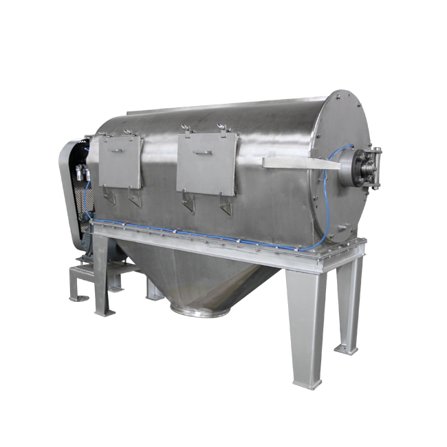 Centrifugal sifter for fine powder screening