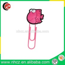 Fish Shape Soft PVC Bookmark School Bookmark