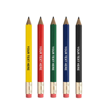 Custom Hexagonal Wooden Golf Pencils with Logo