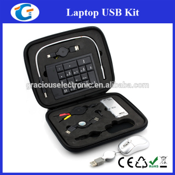 Computer Accessary Laptop Computer Travel Kit USB Kit Set