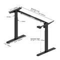 Office Single Motor Electric Stand Up Desk Frame